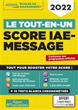 Le tout-en-un Score IAE-MESSAGE - 12 tests blancs - Fil d'actu offert