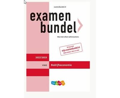 vwo Bedrijfseconomie 2022/2023