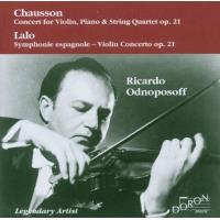 Concerto pour violon, piano et quartette à cordes, opus 21- Symphonie espagnole, opus 21