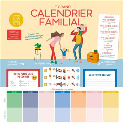 Le grand calendrier familial