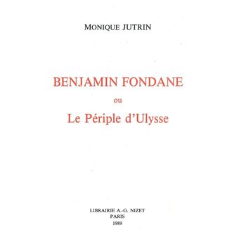 Benjamin Fondane ou Le Périple d'Ulysse