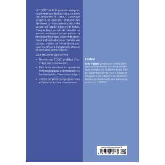 Le TOEIC en 49 étapes - conforme aux dernières évolutions du test