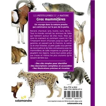 Les petits livres de la nature - Gros mammifères