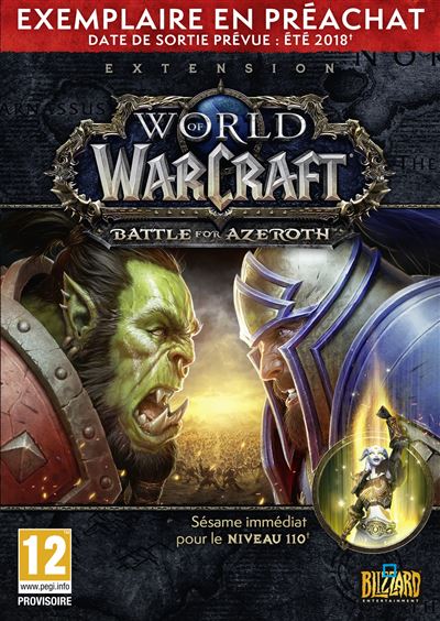 World of Warcraft Battle for Azeroth PC Boîte de pré-achat