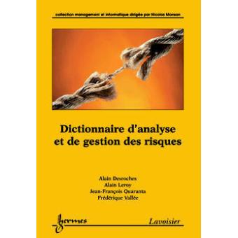 Dictionnaire d'analyse et de gestion des risques