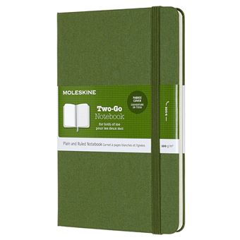 Carnet à pages blanches et lignées Moleskine Poche rigide Vert - 1