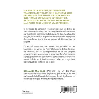 La Voie de la richesse et autres textes - Conseils du père fondateur pour faire fortune
