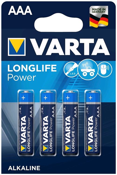 Varta High Energy - Batterie 4 x AAA - Alcaline - 1220 mAh