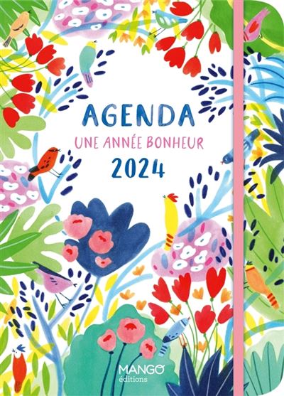 agenda 2024 une année bonheur broché collectif achat livre fnac