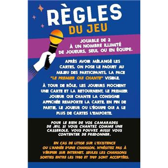 Le premier qui chante - Spécial années 80