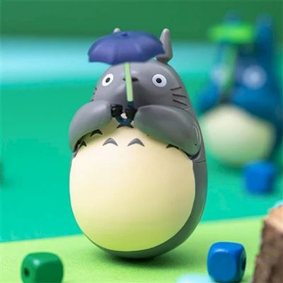 Figurine Mon voisin Totoro Ghibli Culbuto Totoro Gris Parapluie