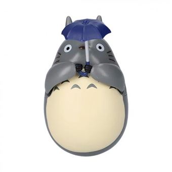 Figurine Mon voisin Totoro Ghibili Culbuto Totoro Gris Parapluie