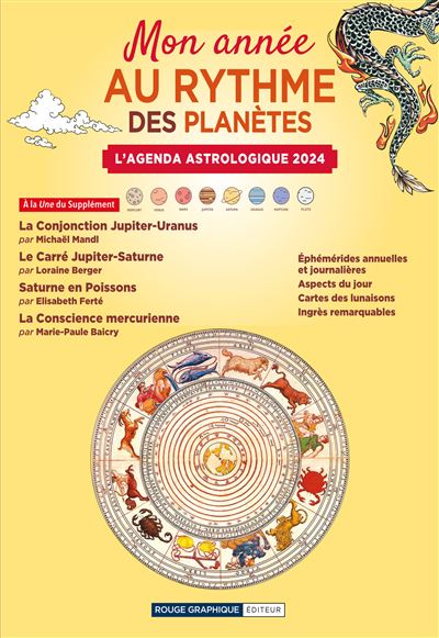 L'Agenda Astrologique 2024 - relié - Elisabeth Ferté, Michaël