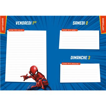 SPIDER-MAN - Agenda 2023-2024 - MARVEL