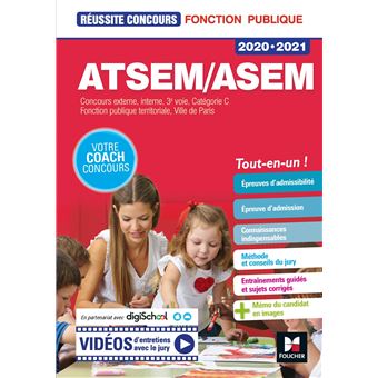 Réussite Concours ATSEM/ASEM 2020-2021 - Préparation complète