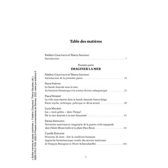 Bulles marines et cases maritimes