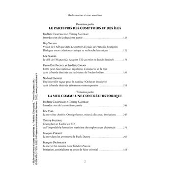 Bulles marines et cases maritimes