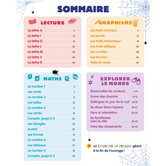 Disney - Marvel Spidey et ses amis extraordinaires - Mon année de Petite Section (3-4 ans)