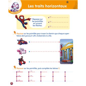 Disney - Marvel Spidey et ses amis extraordinaires - Mon année de Petite Section (3-4 ans)