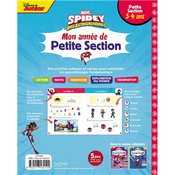 Disney - Marvel Spidey et ses amis extraordinaires - Mon année de Petite Section (3-4 ans)