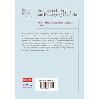 Antitrust in Emerging and Developing Countries : Featuring China, India, Mexico, Brazil, South Africa