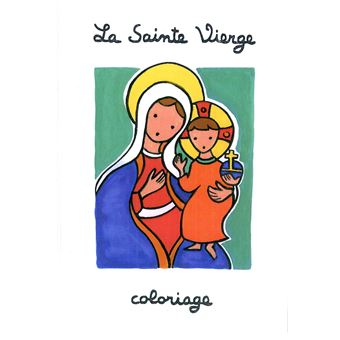 Coloriage Sainte Vierge Coloriage - broché - Un moine de Fontgomb