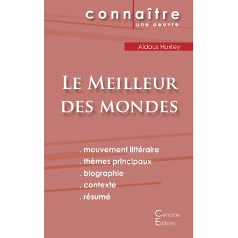 Fiche De Lecture Le Meilleur Des Mondes De Aldous Huxley Analyse Litteraire De Reference Et Resume Complet Analyse Litteraire De Reference Et Resume Complet Broche Aldous Huxley Achat Livre Fnac