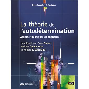 La Theorie De L Autodetermination Broche Yvan Paquet Achat Livre Fnac