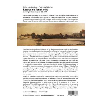 Lettres de Tananarive