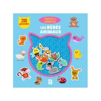 Les bébés animaux 200 gommettes 3-4 ans