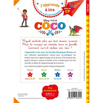 Disney - Coco CP niveau 1