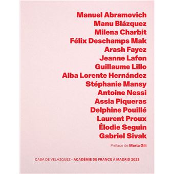 Académie de France à Madrid 2023