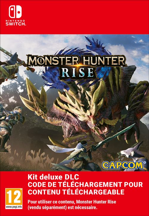 Code de téléchargement extension DLC Monster Hunter Rise – Kit Deluxe Nintendo Switch