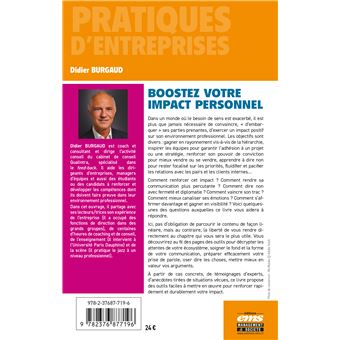 Boostez votre impact personnel