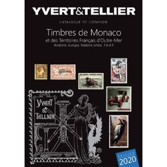 Catalogue de cotation Timbres de Monaco et des territoires francais d