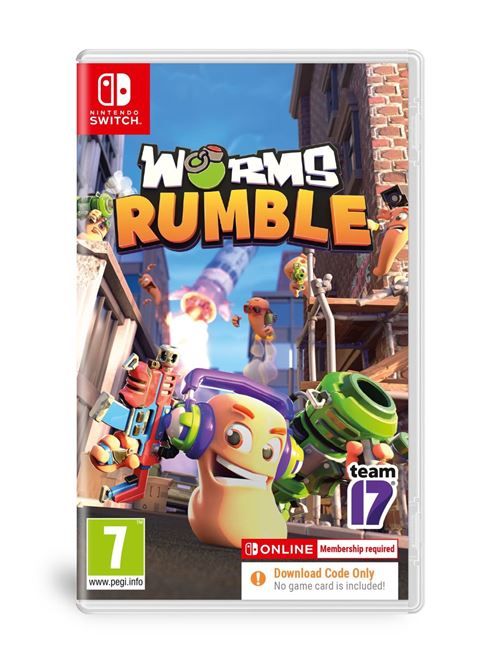 Worms Rumble Code in a Box Nintendo Switch