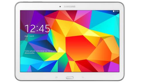 Tablette Samsung Galaxy Tab 4 10,1\" 16 Go Wifi Blanc