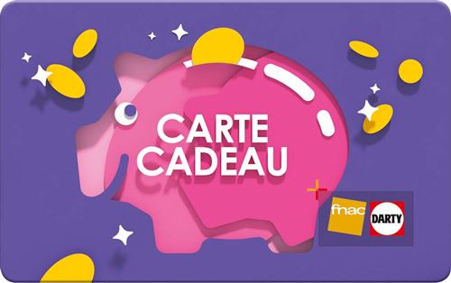 E carte cadeau Fnac Darty Tirelire - vue 4