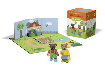 Mon petit univers petit ours brun le jardin