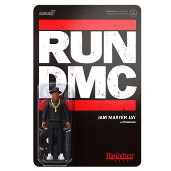 Figurine Super 7 RUN DMC Jam Master Jay All Black