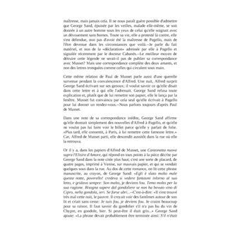 Alfred de Musset et George Sand