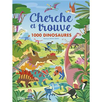Cherche et trouve 1000 dinosaures