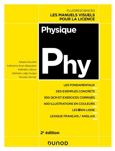 Physique : cours, exercices et méthodes