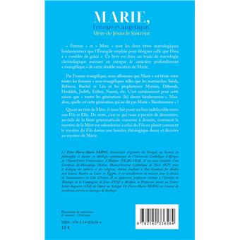 Marie, Femme évangélique, Mère de Jésus le Sauveur