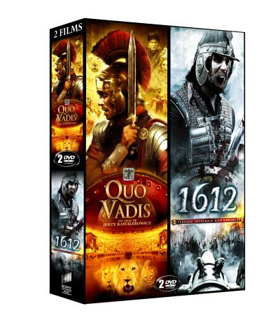 Coffret 2 films epiques Quo vadis, 1612 DVD