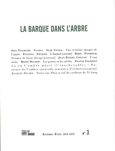 Revue La Barque dans l'arbre