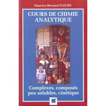 Cours de chimie analytique - 1