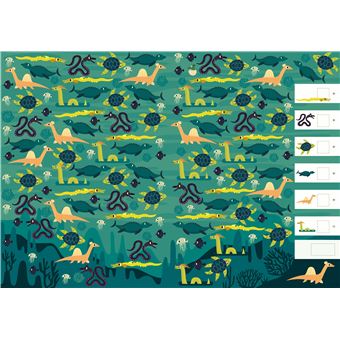 Cherche et trouve - dinosaures et animaux du monde