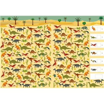 Cherche et trouve - dinosaures et animaux du monde