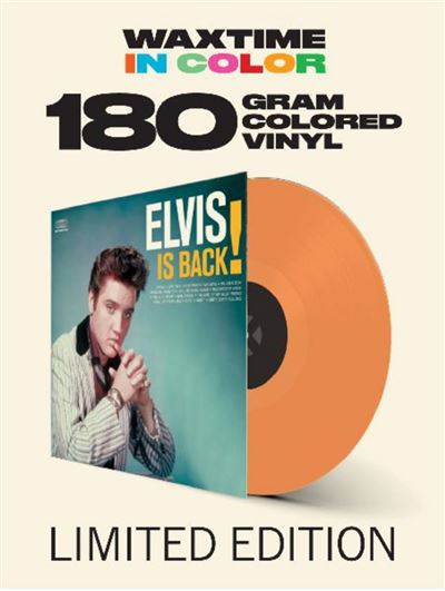 Elvis Is Back ! Édition Limitée Vinyle Coloré